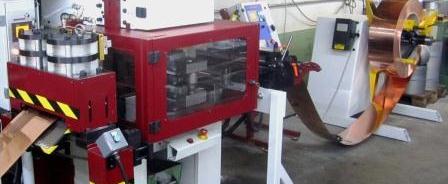 Exzenterpresse, Walzenvorschub, Haspel für Band, Richtmaschine Exzenterpresse, Walzenvorschub, Haspel für Band, Richtmaschine